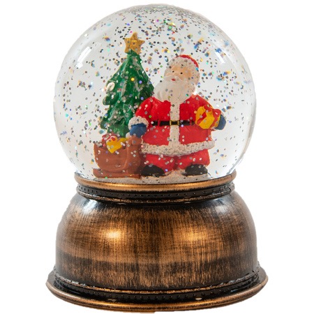 Snowglobe magisch kerstdecoratie voor in huis